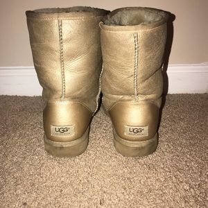 SOFT GOLD UGGS BOOTS! Women size 10!